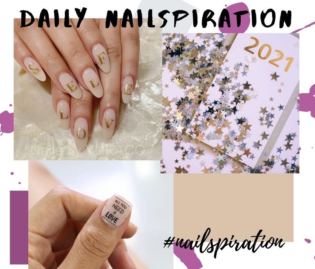 21 nail art με ευχές για ένα χαρούμενο και λαμπερό 2021