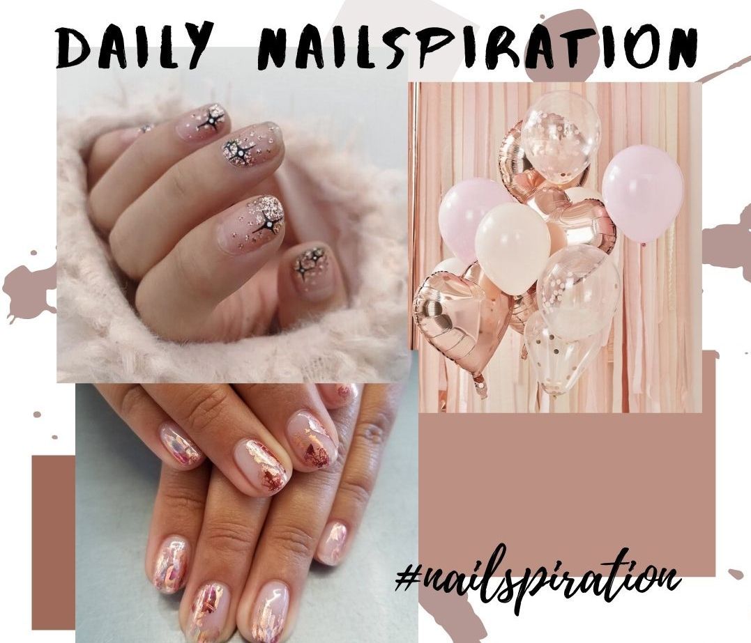 Τα #RoseGold νύχια είναι η πιο girly γιορτινή επιλογή