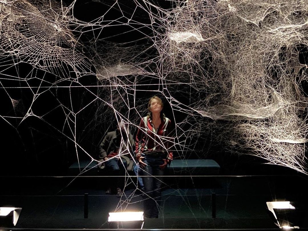 Ο Tomás Saraceno χρησιμοποιεί σκόνη, ιστούς αράχνης και ρύπανση για να δημιουργήσει τα έργα του