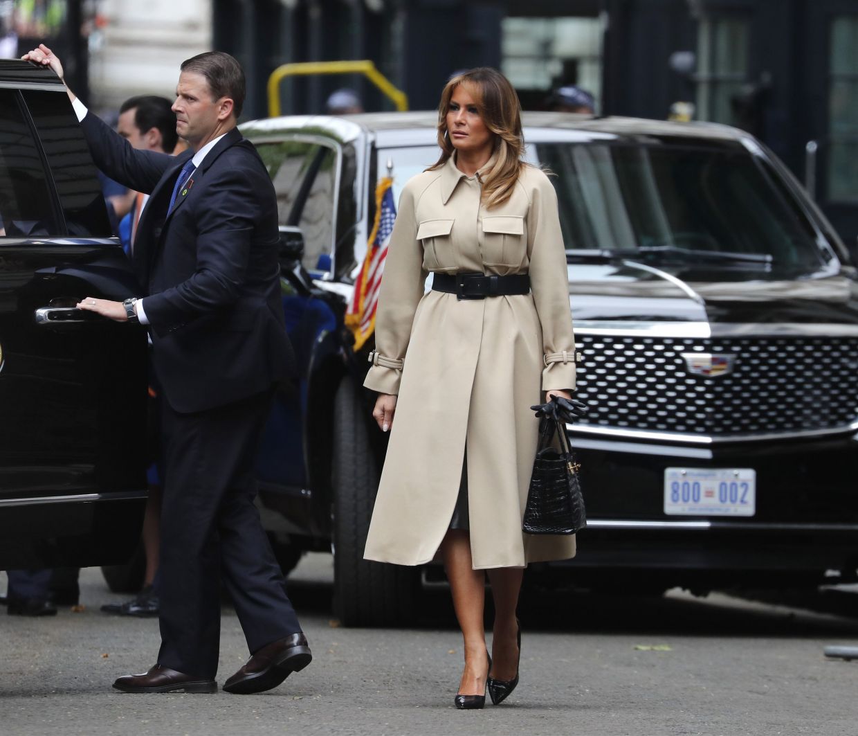 Melania Trump: Τα πιο κομψά σύνολα της Πρώτης Κυρίας των Η.Π.Α., από την επίσκεψή της στο Λονδίνο