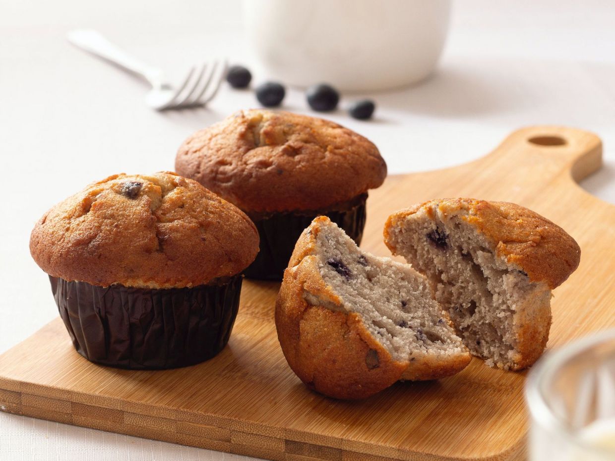 Η Υβόννη Μπόσνιακ έφτιαξε muffins με blueberry και μας έδωσε τη συνταγή