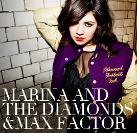 H «Marina and the Diamonds» παίζει με τη Max Factor