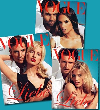 Τρία σέξι ζευγάρια στο εξώφυλλο της Vogue
