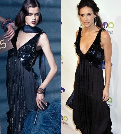 H Demi Moore επιλέγει Louis Vuitton