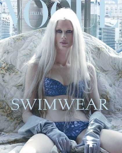 Μοντέλο ετών 46, στο εξώφυλλο της ιταλικής Vogue