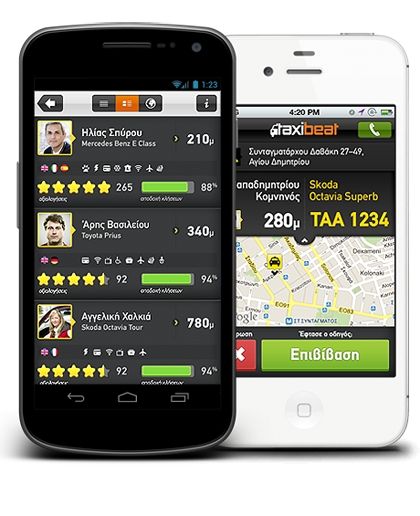 Τι είναι το Taxibeat; Διάλεξε οδηγό ταξί απ' το κινητό σου