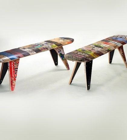 Έπιπλα από skateboards