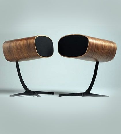 Ένα ζευγάρι ηχεία για να ταιριάξουν με την Eames πολυθρόνα σας