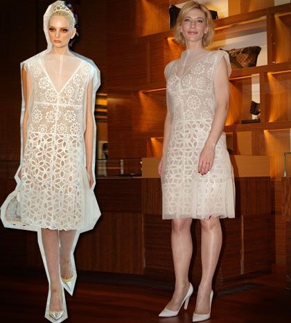 Cate Blanchett: η χιονούλα του Louis Vuitton