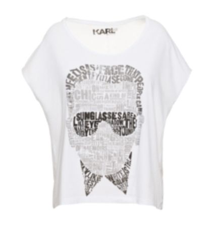 Ο Karl Lagerfeld σε ένα limited edition t- shirt