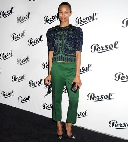 Zoe Saldana: αψεγάδιαστη με total Louis Vuitton look