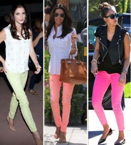 Οι celebrities λατρεύουν τα neon παντελόνια!