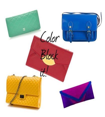 Οι color blocking τσάντες που λατρέψαμε!