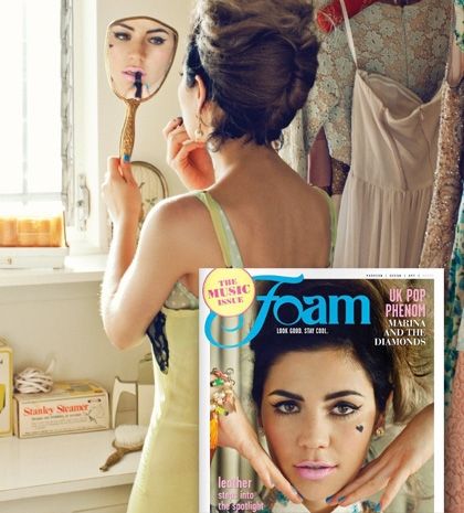 Η δική μας Marina Diamantis εξώφυλλο στο περιοδικό Foam