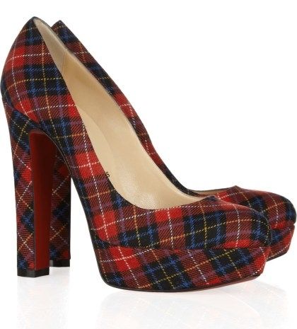 Τα ψηλοτάκουνα από ταρτάν του Christian Louboutin