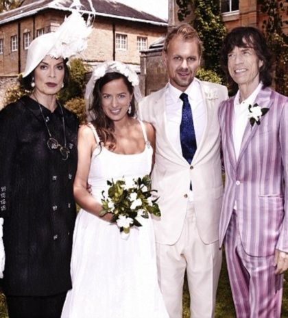 Στο γάμο της Jade Jagger: Ξανά περήφανος μπαμπάς ο Mick!