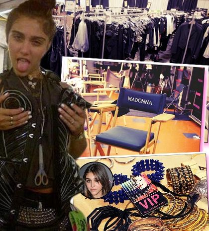 Η κόρη της Madonna τρυπώνει στα παρασκήνια του MDNA Tour και μας τα λέει όλα