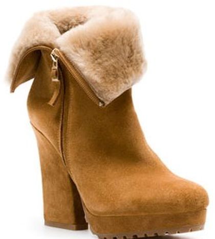 Τα γούνινα ankle boots του Uterque