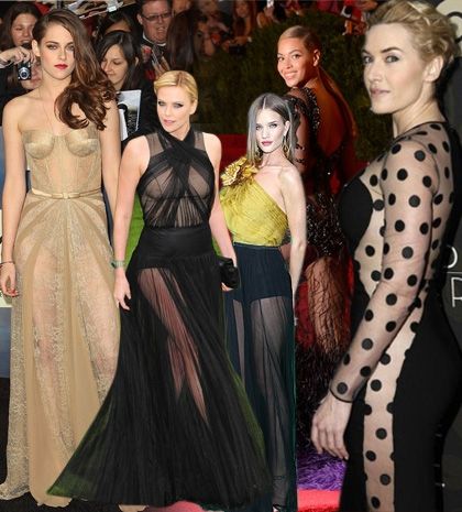 Stars & See-through: Ποιες διάσημες «έδειξαν δέρμα» στο κόκκινο χαλί και βγήκαν νικήτριες;