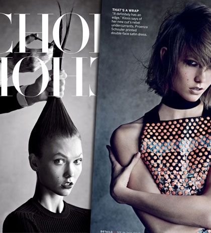 Karlie Kloss: «live» κούρεμα στις σελίδες της Vogue