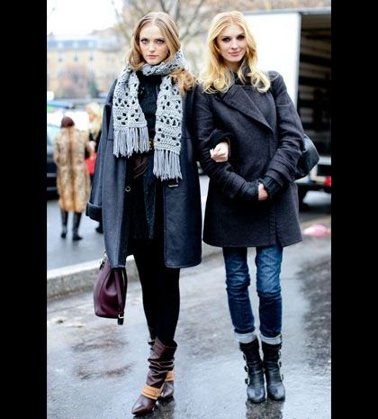 Model Street Style: χειμώνας στο Παρίσι