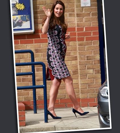 Kate Middleton: κομψή εγκυμονούσα με Erdem print