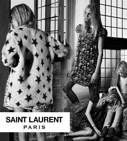 H Cara για τον Saint Laurent