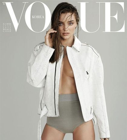 Miranda Kerr: topless στην κορεάτικη Vogue
