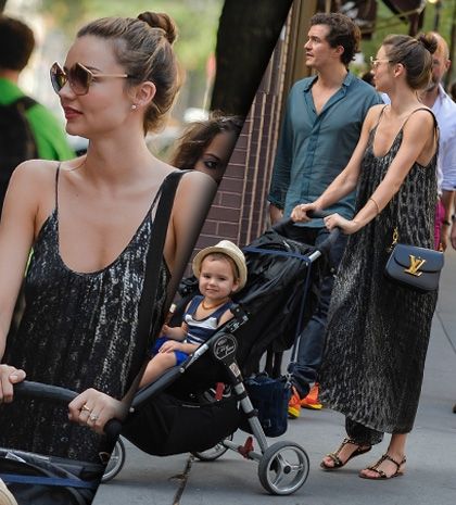 Miranda Kerr: casual look στη βόλτα με την οικογένεια