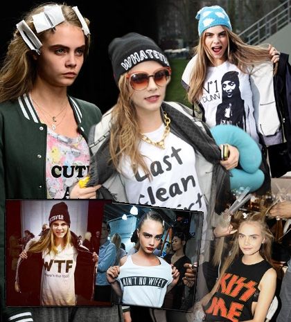 Κάντο όπως η Cara Delevigne: ένα tshirt για κάθε ώρα