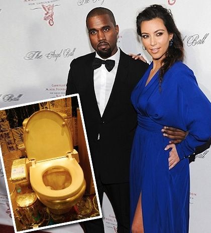 Η Kim Kardashian αγόρασε τουαλέτες από ατόφιο χρυσάφι