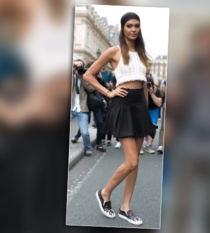 Joan Smalls: με εμπνευσμένο από το skate look στο Παρίσι