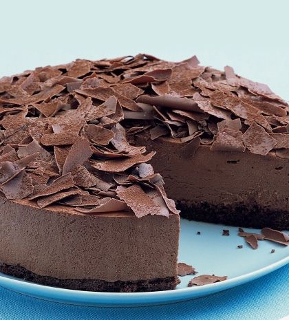 Κέικ με mousse σοκολάτας γάλακτος