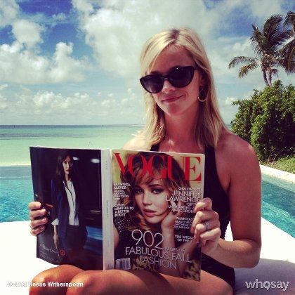 H Reese Witherspoon είναι ένα απλό κορίτσι και έχει τις ίδιες συνήθειες με εμάς!