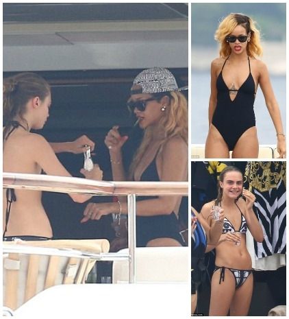 Μάθετε πόσα ξόδεψαν η Rihanna και η Cara Delevingne για σκάφος, φαγητό και clubbing στο Μονακό