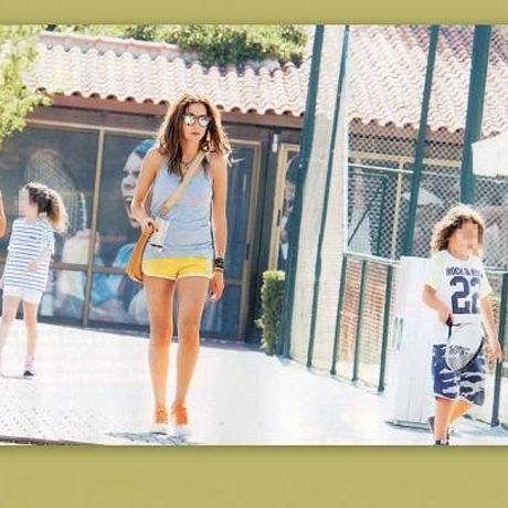 Δέσποινα Βανδή: Για τένις με την Μελίνα και τον Γιώργο