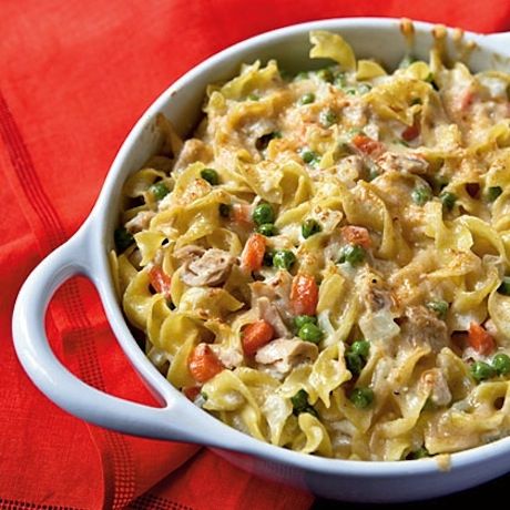 Ονειρεμένο σουφλέ με noodles και τόνο