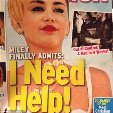 Η Miley Cyrus κάνει profile pic εξώφυλλο που την «κράζει»
