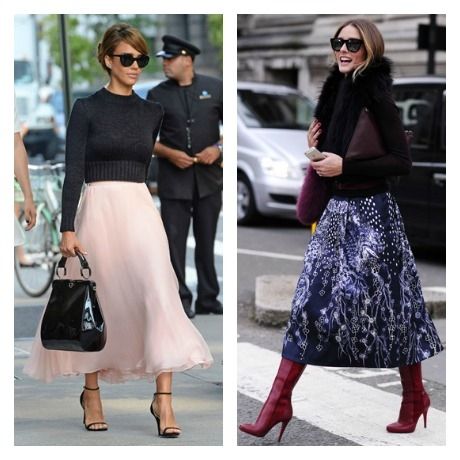 Midi skirt: Οι stars σου δείχνουν πώς να τη φορέσεις σωστά