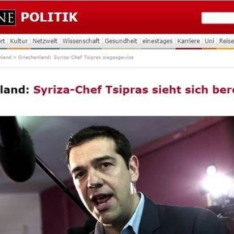 ΑΠΟΤΕΛΕΣΜΑΤΑ ΕΚΛΟΓΩΝ 2015:Πρώτο θέμα ο Αλέξης Τσίπρας και στο γερμανικό «SPIEGEL»