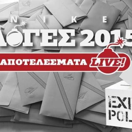 EXIT POLLS 2015: Τα αποτελέσματα του exit poll του ANT1 για τις εκλογές