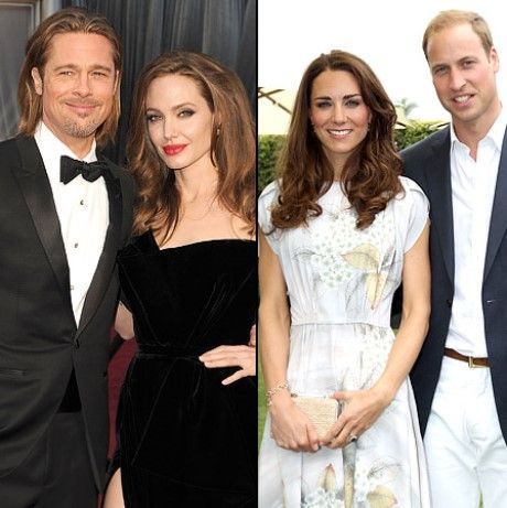 Συνάντηση κορυφής! Pitt- Jolie για… τσάι και συμπάθεια στο παλάτι με τους Kate- William!