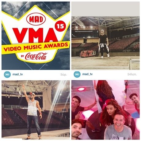 Mad VMA 2015: Oι διάσημοι μας δίνουν όλο το backstage των προβών από το Instagram!