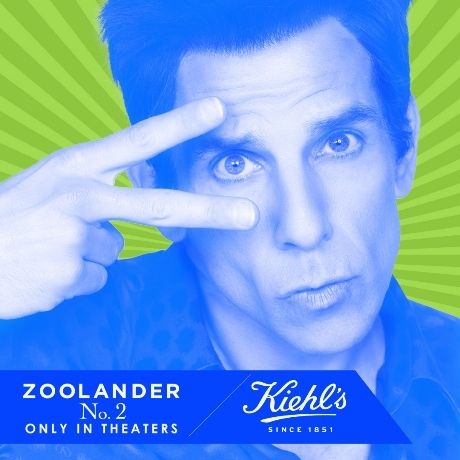 Η Kiehl's και ο Derek Zoolander ενώνουν τις δυνάμεις τους!