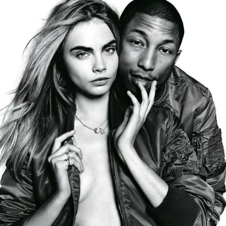 Ο ηθοποιός Pharrell και η τραγουδίστρια(;) Cara Delevingne στο νέο φιλμ Chanel