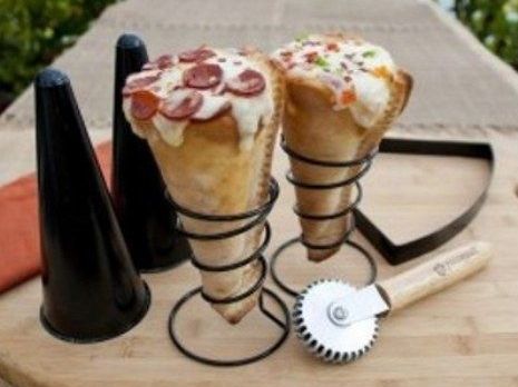 Pizza σε σχήμα χωνάκι παγωτό!