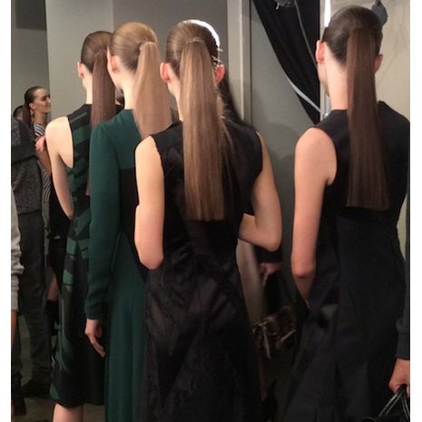 Το απόλυτο ponytail στο show Bottega Veneta