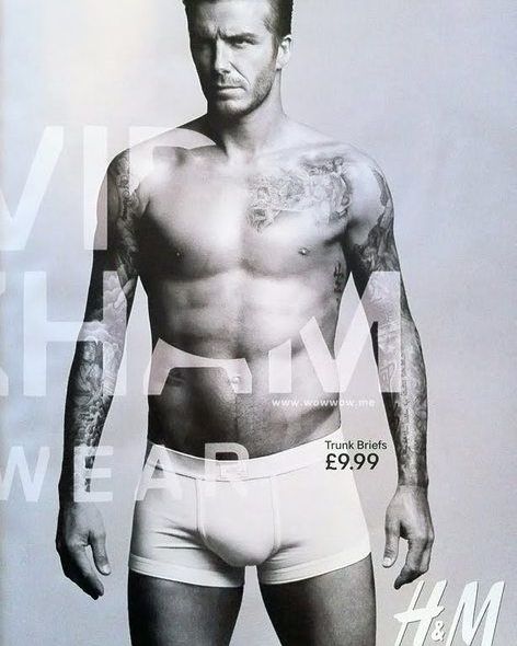 O David Beckham με εσώρουχα ξανά