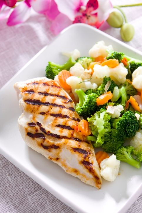 Στήθη κοτόπουλου με ξίδι μπαλσάμικο και blue cheese