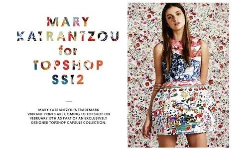 Δείτε την πολυαναμενόμενη συλλογή της Mary Katrantzou για το Topshop
